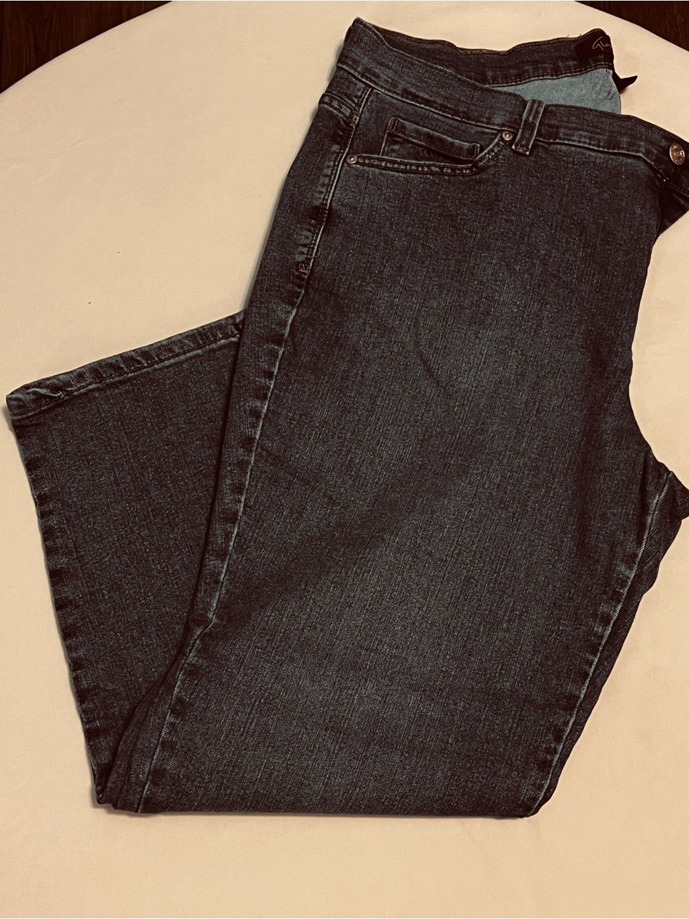 Gloria Vanderbilt Amanda Women’s Jeans Size 16W Short Dark Wash Straight Leg